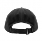 Preview: Waxed Baseball Cap black with leather peak